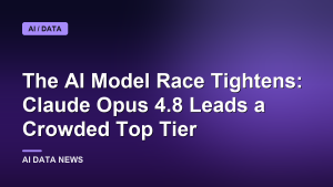 The AI Model Race Tightens: Claude Opus 4.8 Leads a Crowded Top Tier