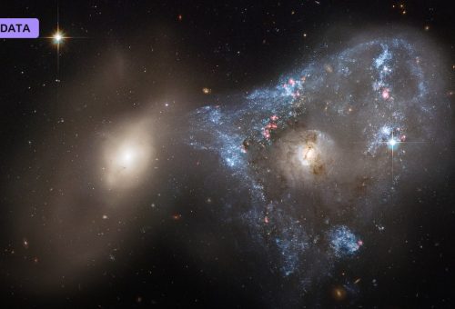 A Cosmic Collision Seen in Waves and Light